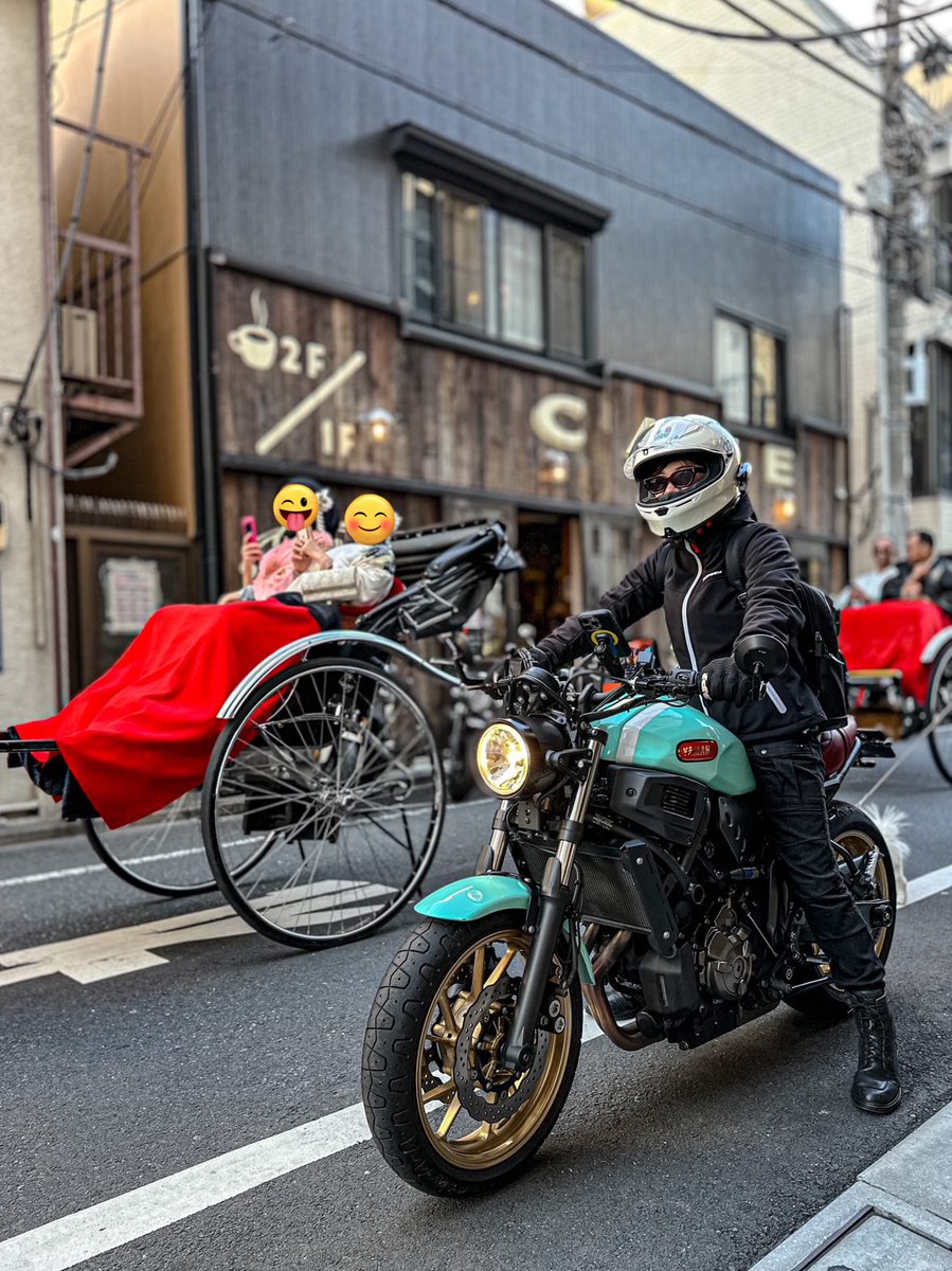 先日、ぽかぽかのバイクDAY🏍️ （帰り道は寒かったけどね🥶🥶 極冷性
