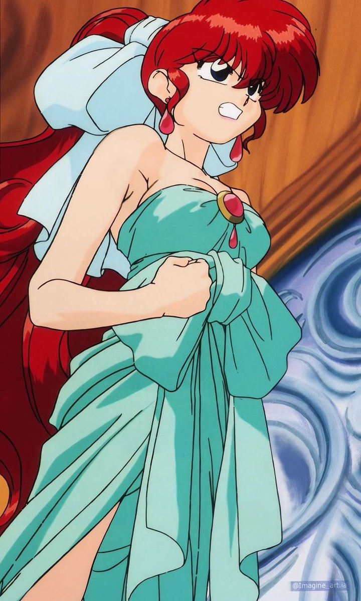 insanelyurusei's tweet image. i love how ranma look in nihal my concubine