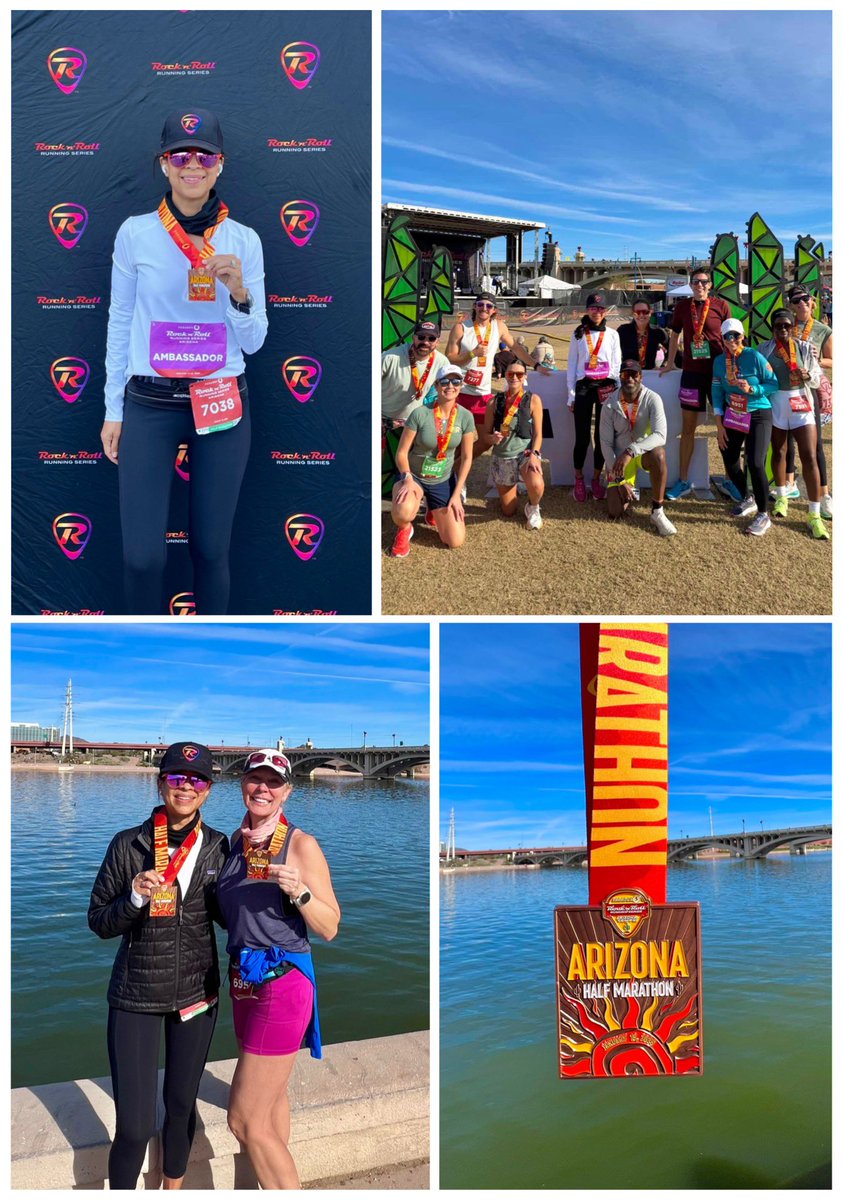 Rock ‘n’ Roll Arizona 🎸 and my 112th half-marathon ✅ Happy Medal Monday! 🎉😊

#RnRArizona #RnRAZ #Arizona #Run