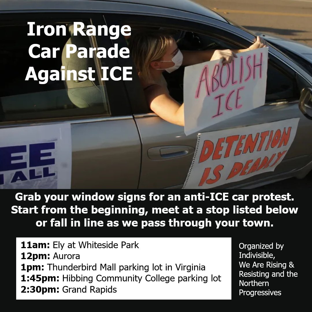 NorthwoodsWork1's tweet photo. Activists in the Twin Cities are calling for a day of action on Jan 23 calling for ICE Out of Minnesota! Several local events planned. The Northwoods  Socialist Collective urges everyone to help us spread the word, and to  urge your friends, neighbors and co-workers to plug in! https://t.co/2bOBdc11G1
