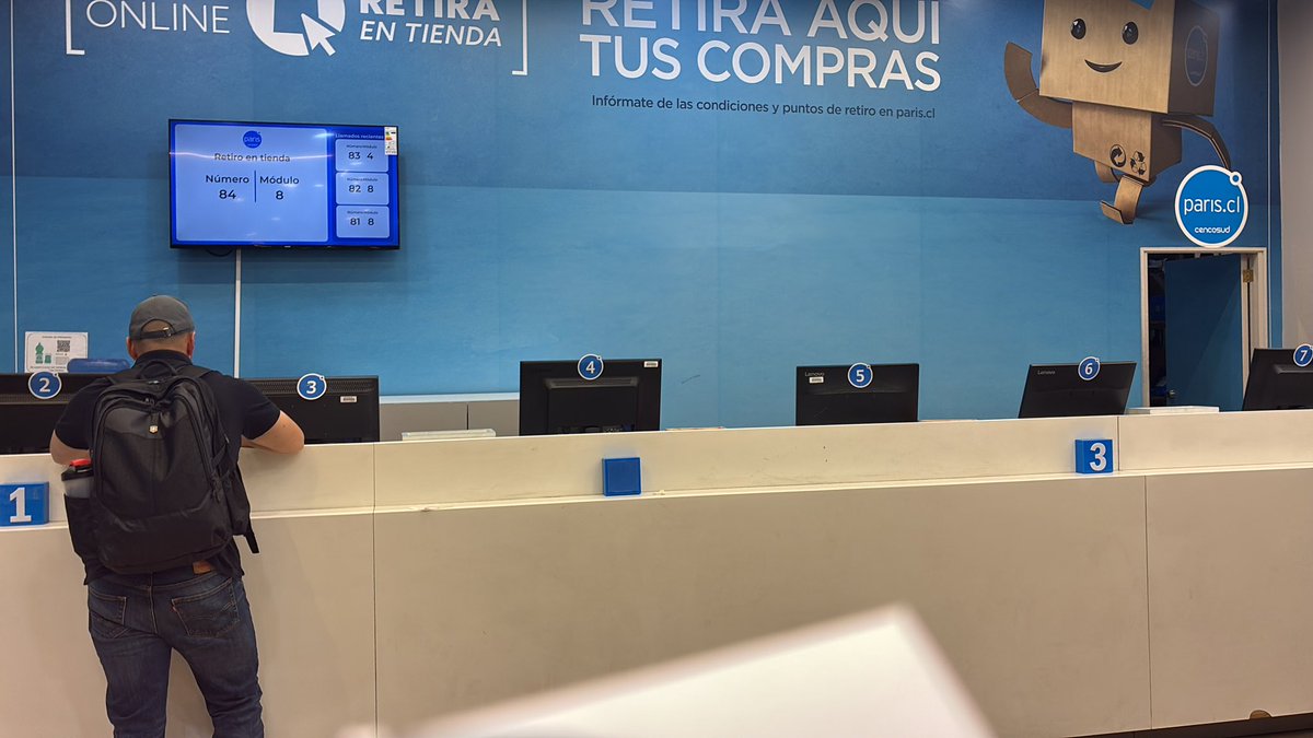 Mariol14's tweet photo. @TiendasParis  retiro de compra en paris parque Arauco no atiende nadie https://t.co/jqypaKNFKY