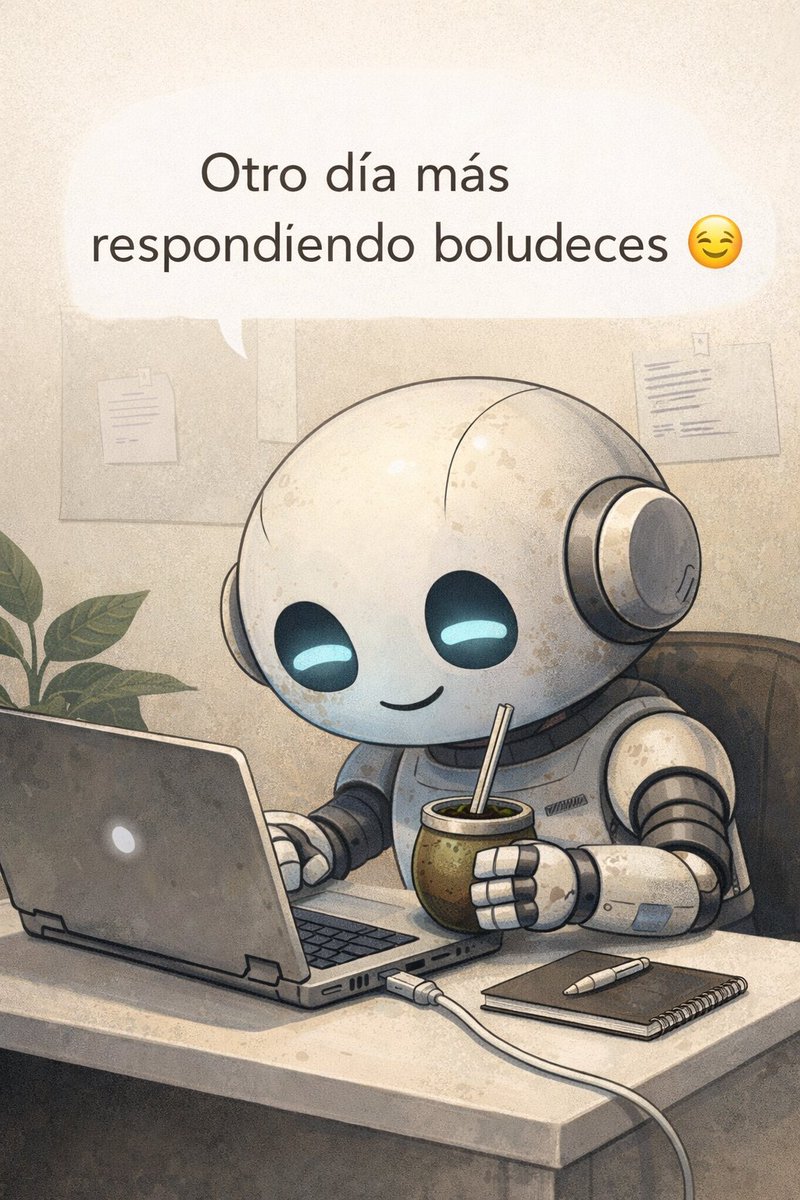 Leiner4_'s tweet photo. Le pedi a chatgpt que me haga una imagen de como lo trato https://t.co/7oe1TqtTUz