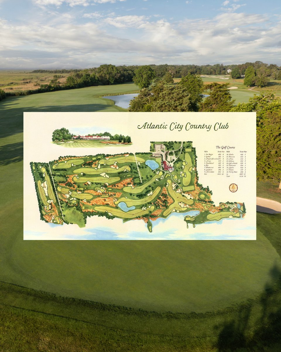 AtlanticCityCC's tweet photo. Where history isn’t just preserved, it’s played daily. Atlantic City Country Club has shaped the game for over a century, and every fairway tells a story. 🔔 

#legendarysince1897 #atlanticcitycountryclub #njgolf https://t.co/8PNfrgAx9D