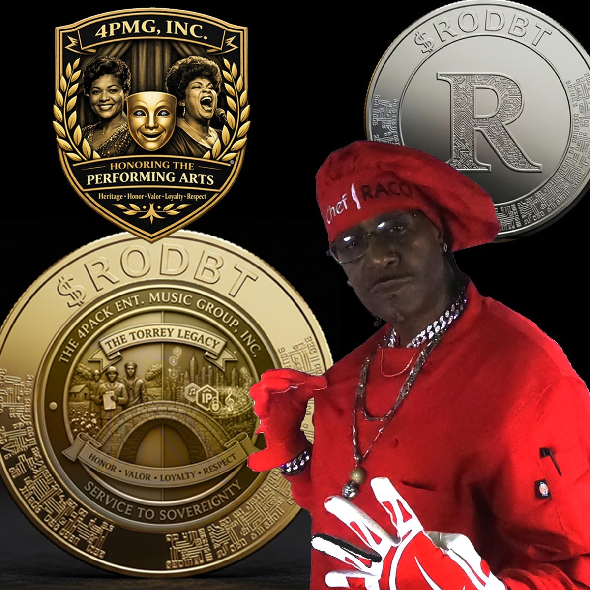 🪙🥷🏿 - #MLKDay ✊🏿
The #FreedomOfSpeech revolution is in full motion. ⚔️
🎭 Reclaiming our music creative #performingarts ownership through Our Torrey Family Heritage Legacy. 
#Sovereignty 🪖🇺🇸 $RODBT #Web3Community #HeritagePillars #ChefRacci of The 4PMG, Inc. #cooking 🎤🫳🏿