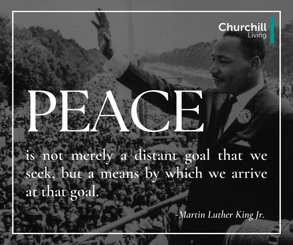 StayChurchill's tweet photo. Today we honor the legacy of Dr. Martin Luther King Jr. by holding true to the values he stood for—justice, equality, service, and dignity for all. May we continue to lead with integrity and purpose in our communities and workplaces.

#MLK #Equality #Peace https://t.co/HQgUYj8msF