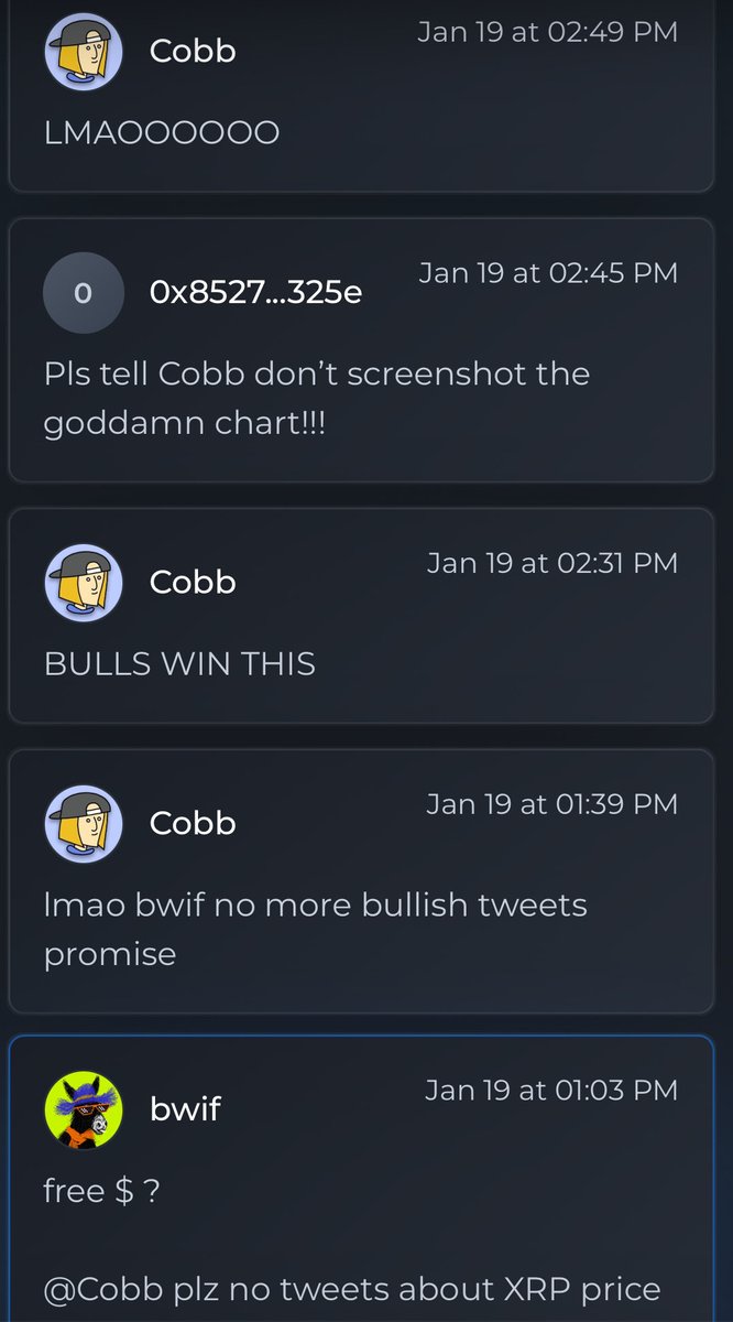 Comment section on Axiom XRP daily market is pretty fun to chat around in😅