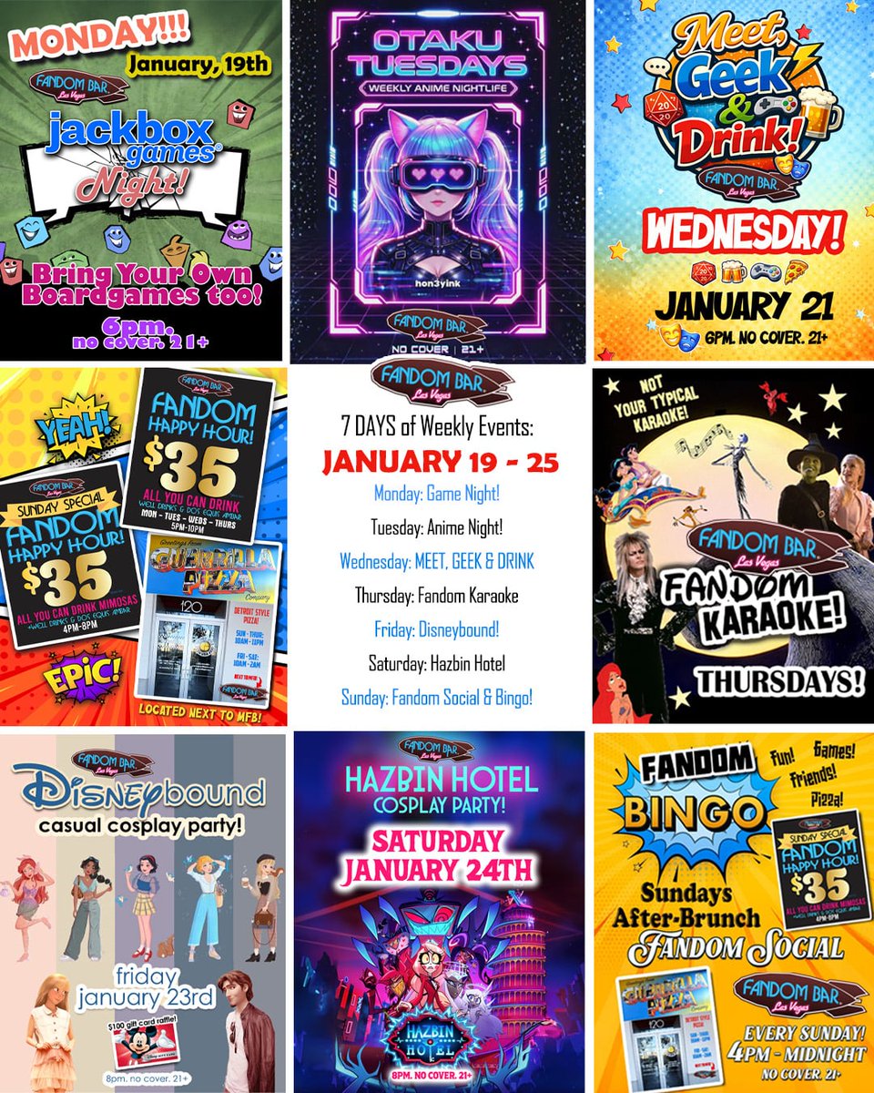 FANDOM BAR - Las Vegas tweet media