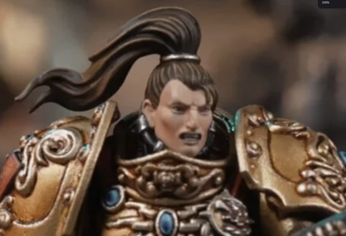 HonorboundRyoma's tweet image. Defenders for female custodes faces are like:
1) Insult/Bait + No opinion
2) Who cares (so you shouldn't) + No opinion
3) Just get a different head + No opinion
4) The painters are bad + No opinion

It's almost like they know they can't defend it.
Sad