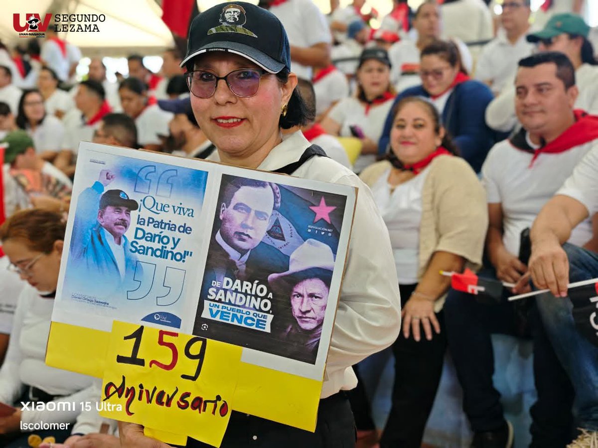 Con alegría, mística y espíritu revolucionario, la UV Segundo Lezama de la UNAN-Managua conmemoró el 159 aniversario del natalicio del poeta universal Rubén Darío. 
#SomosUNAN
#ManaguaSandinista