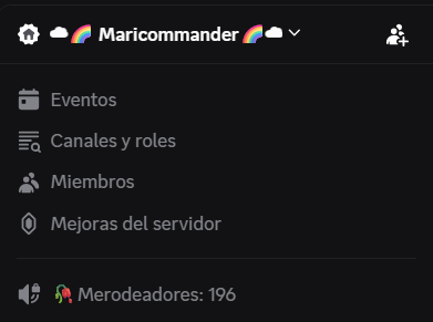 ¿Y si llegamos a 200 para el 23 de enero que es mi cumple...? 😈🌈 (Porfi 🥹)

Link al server->discord.gg/QCXzy7UM
<a href="/MaricommanderES/">Maricommander</a>