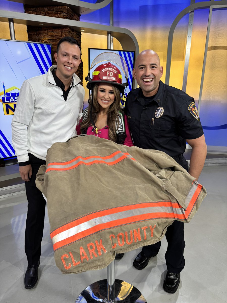 Our thanks to <a href="/jillianlopeztv/">Jillian Lopez</a> who gracefully stepped into CC Firefighter gear to help us promote ScaleTheSTRAT! First responders and locals we need you! Sunday, Feb. 22nd. Help us fight lung disease - register today! <a href="/LasVegasNOW/">Las Vegas NOW</a> scalethestrat.org