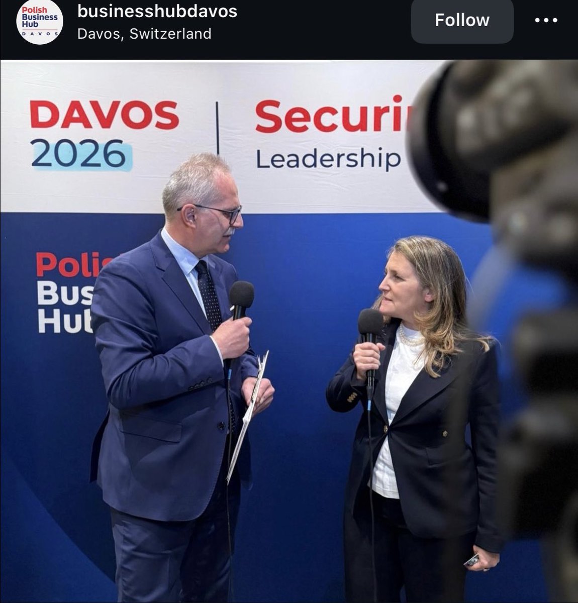 MelissaLMRogers's tweet image. SPOTTED 👀 Chrystia Freeland in Davos at WEF 

She met SOROS in the early 90’s, later become Canada’s Minister of Finance, also Deputy PM of Canada, Now Economic Advisor to Zelenskyy, and July 2026 will be CEO of the Rhodes Trust 👀