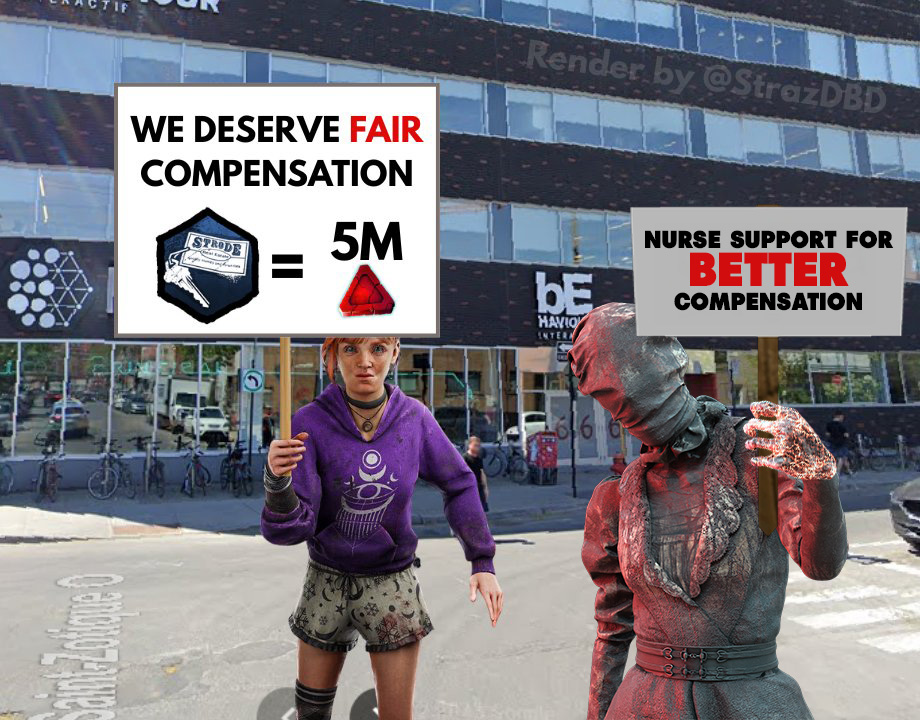 Nurse support for better compensation !!!! #dbd