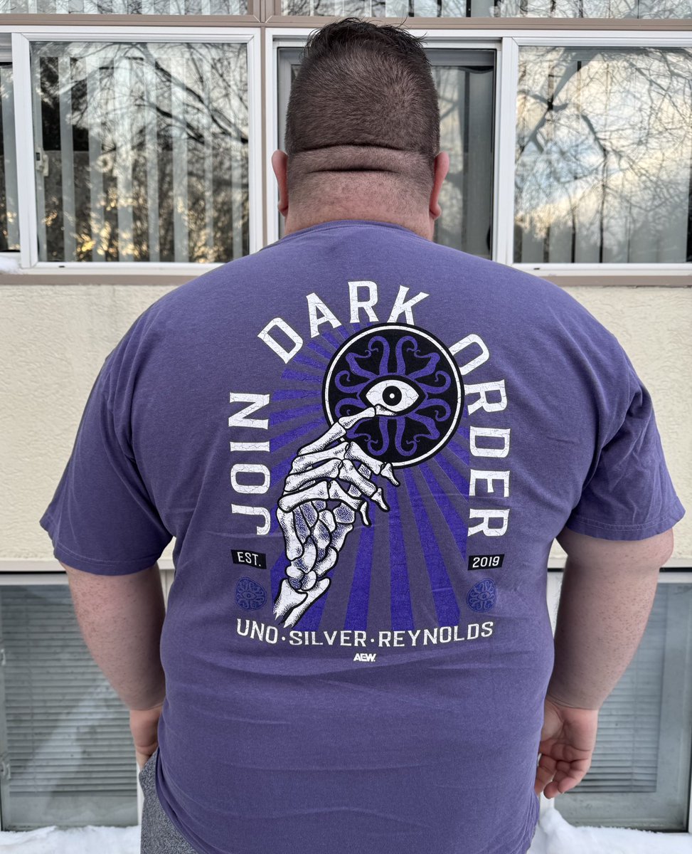 TQSherwood's tweet image. I was so jazzed by watching Mystery Wrestling I had to wear my new Dark Order shirt to celebrate. #darkorder #eviluno #johnsilver #alexreynolds @MysteryWrestlin