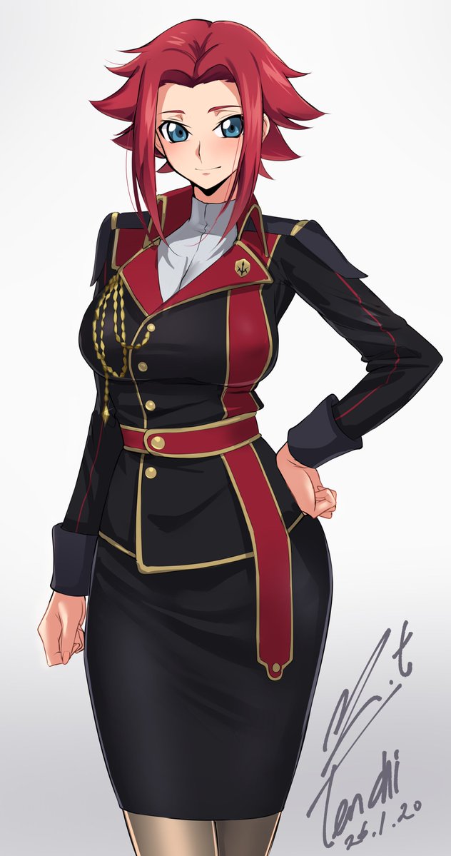 Tenchi_24's tweet image. 🖤⚔️❤️
#コードギアス #紅月カレン #ロススト