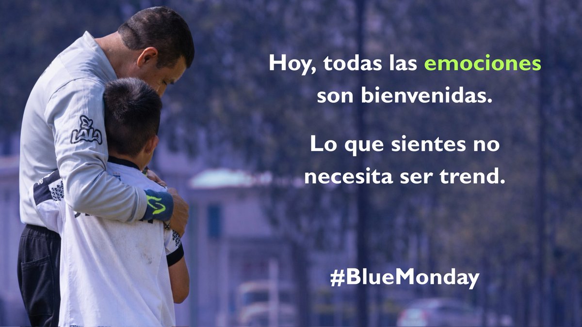 El Blue Monday se conoce como el día más triste del año,
pero no define cómo tienes que sentirte hoy.

Aquí, cada emoción tiene su lugar.

#ProyectoCantera #BlueMonday #SaludEmocional