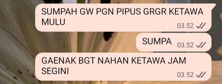 voidney's tweet image. demi apuy kata aku ge jam segini mending tidur @stmarysterraces 😄😄