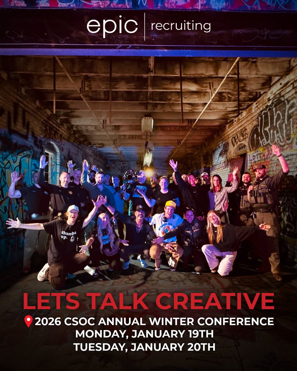 We’re at the 2026 CSOC Annual Winter Conference! Stop by and see how our team can help bring your recruiting efforts to life.

📍Gaylord Rockies Resort &amp; Convention Center 

Grand Opening
 Monday, January 19th | 5:15 PM

Conference Day
Tuesday, January 20th | 10:00 AM – 3:00 PM