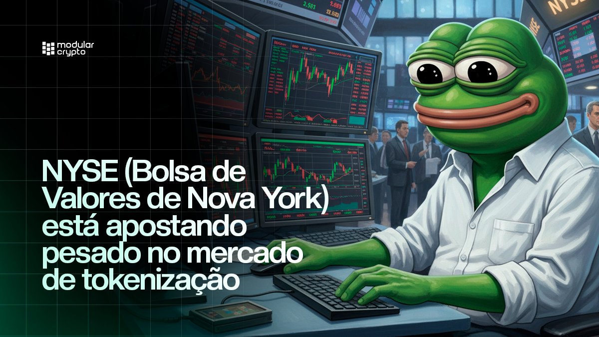 A maior bolsa do mundo acaba de confirmar: o futuro dos mercados é onchain.  @NYSE anunciou plataforma de securities tokenizadas: ✓ Trading 24/7 ✓ Ações  fracionadas ✓ Liquidação instantânea A transição de