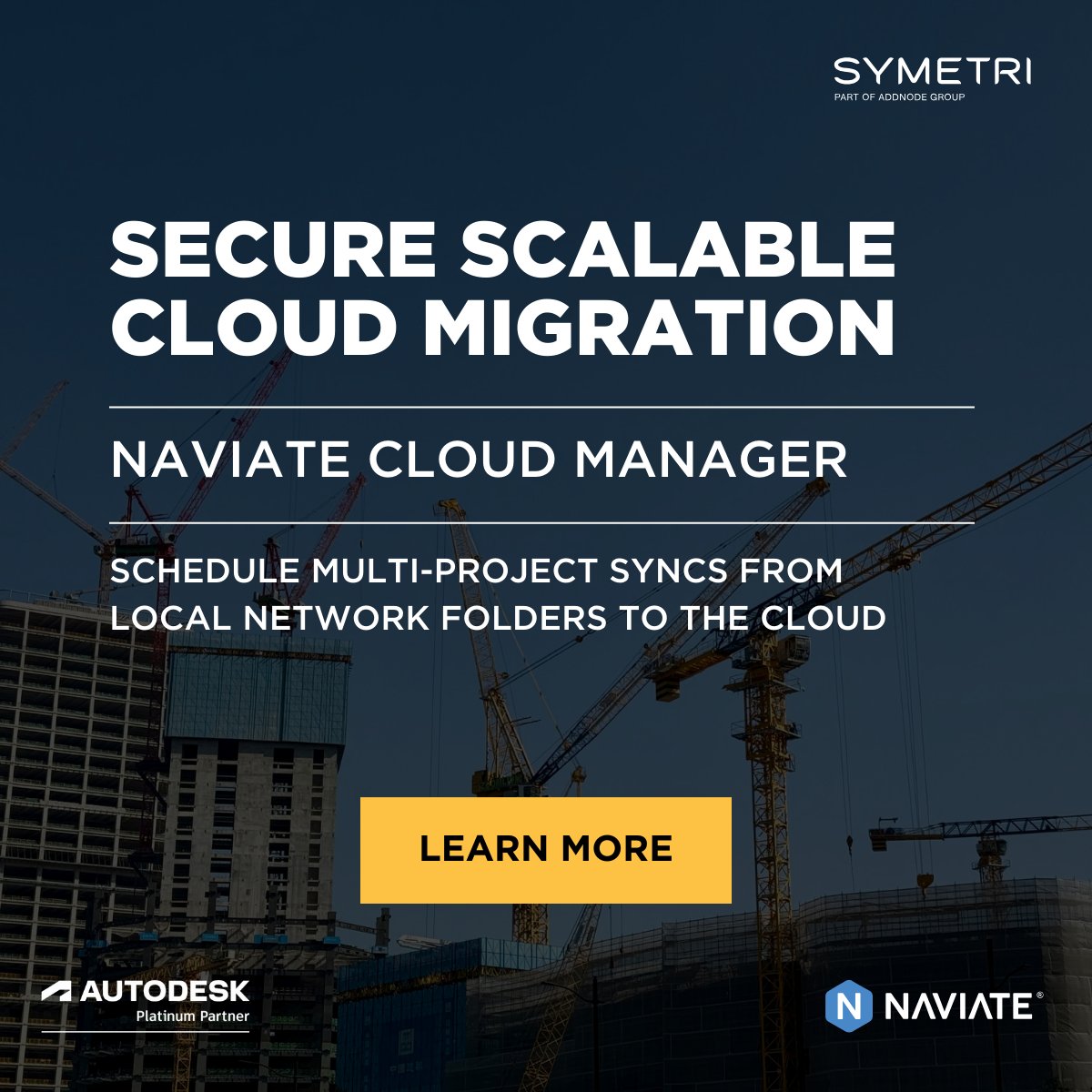 Naviate Cloud Manager simplifies and secures the transition into Autodesk Construction Cloud, ensuring project data is migrated safely while maintaining structure, permissions, and control.

bit.ly/4qqdCED