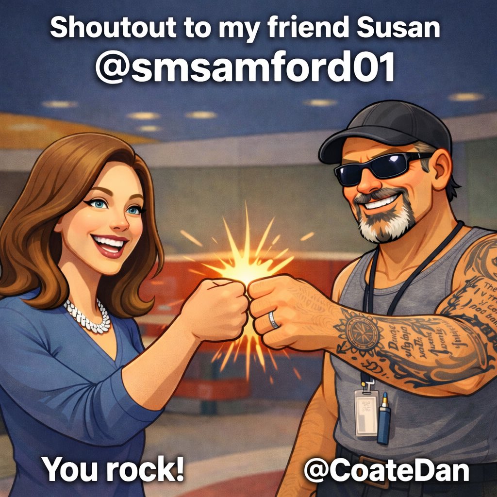 Hello Friends! Shoutout to my friend Susan <a href="/smsamford01/">Susan</a> 🇺🇸✝️
Rock solid faith, strong values, and a heart for family, with plenty of grit and joy mixed in. I’m proud to call her a friend. You will be too! 👊🏻🇺🇸