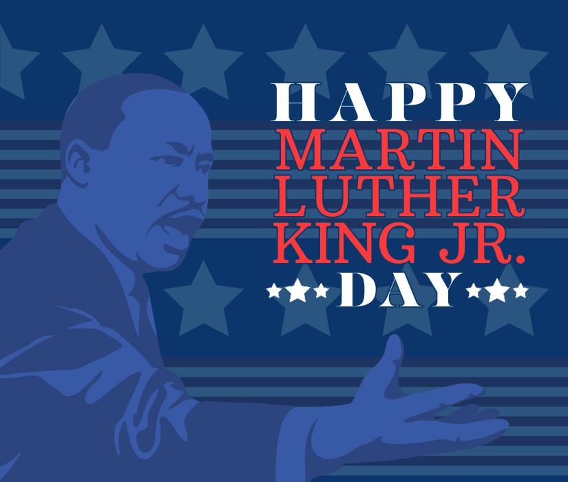 Happy Martin Luther King Jr. Day! Let's honor Dr. King's legacy by embracing his vision of equality and justice for all. Today, we celebrate love, unity, and the power of dreams! May we continue to inspire one another and work towards a brighter future together! #MLKDay #DreamBig