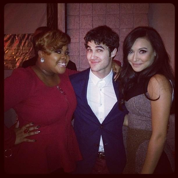 HistoryofGlee's tweet image. On this day in 2013: #Glee cast members @DarrenCriss, #NayaRivera and @MsAmberPRiley attended and performed at the Kids’ Inaugural: Our Children, Our Future Concert, hosted by First Lady @MichelleObama and Second Lady @DrBiden at the Washington Convention Centre in Washington DC.