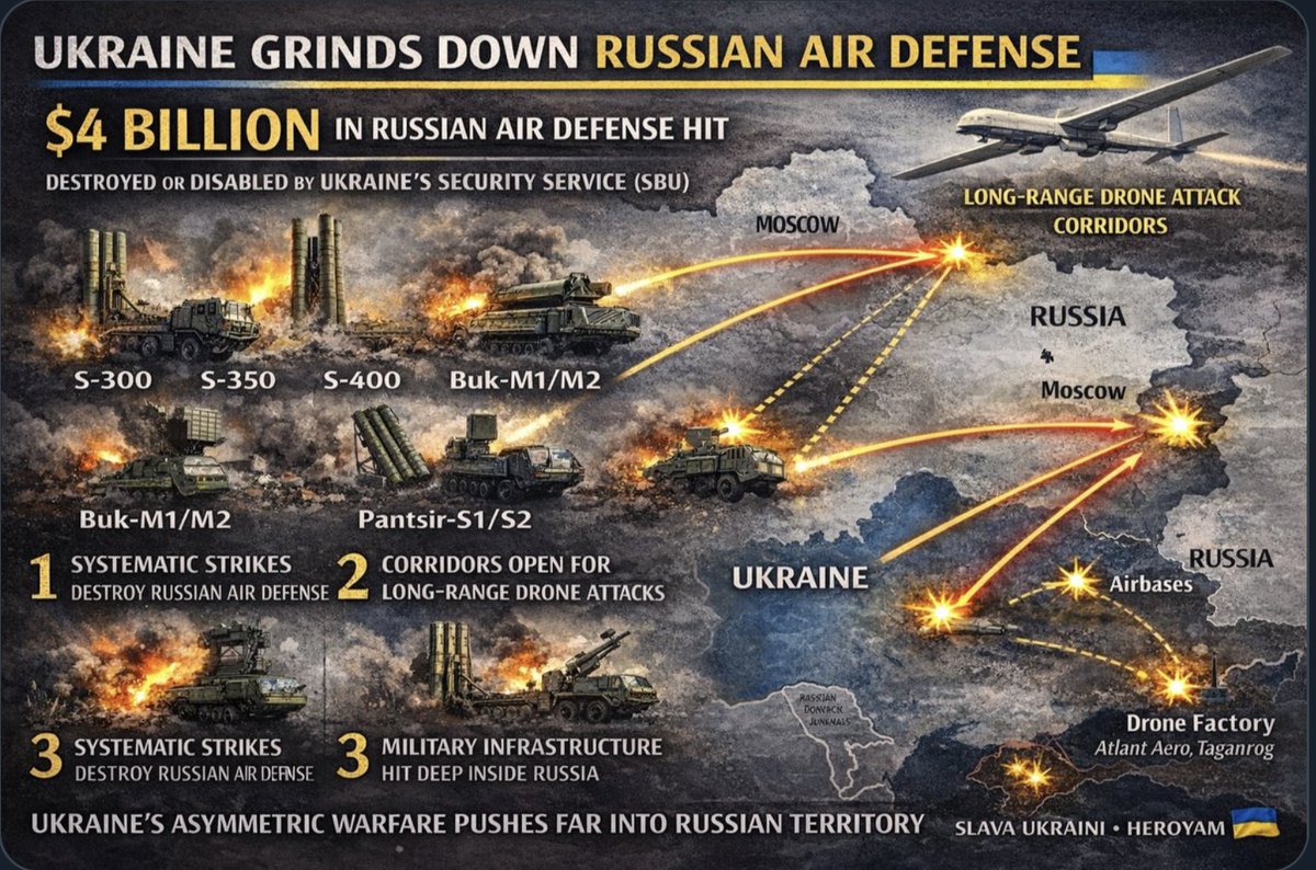 BURN RATE:  An interesting post from friend Brad Crawford <a href="/evo1tactical/">(TCAG) Командир Бред Кроуфорд (CDR Brad Crawford)</a> discussing UKR’s depletion of Russia’s air defense complex.  Over the past year, UKR destroyed or disabled roughly $4 billion worth of Ru air defense systems. S-300s. S-350s. S-400s. Buk-M1s. Buk-M2s and