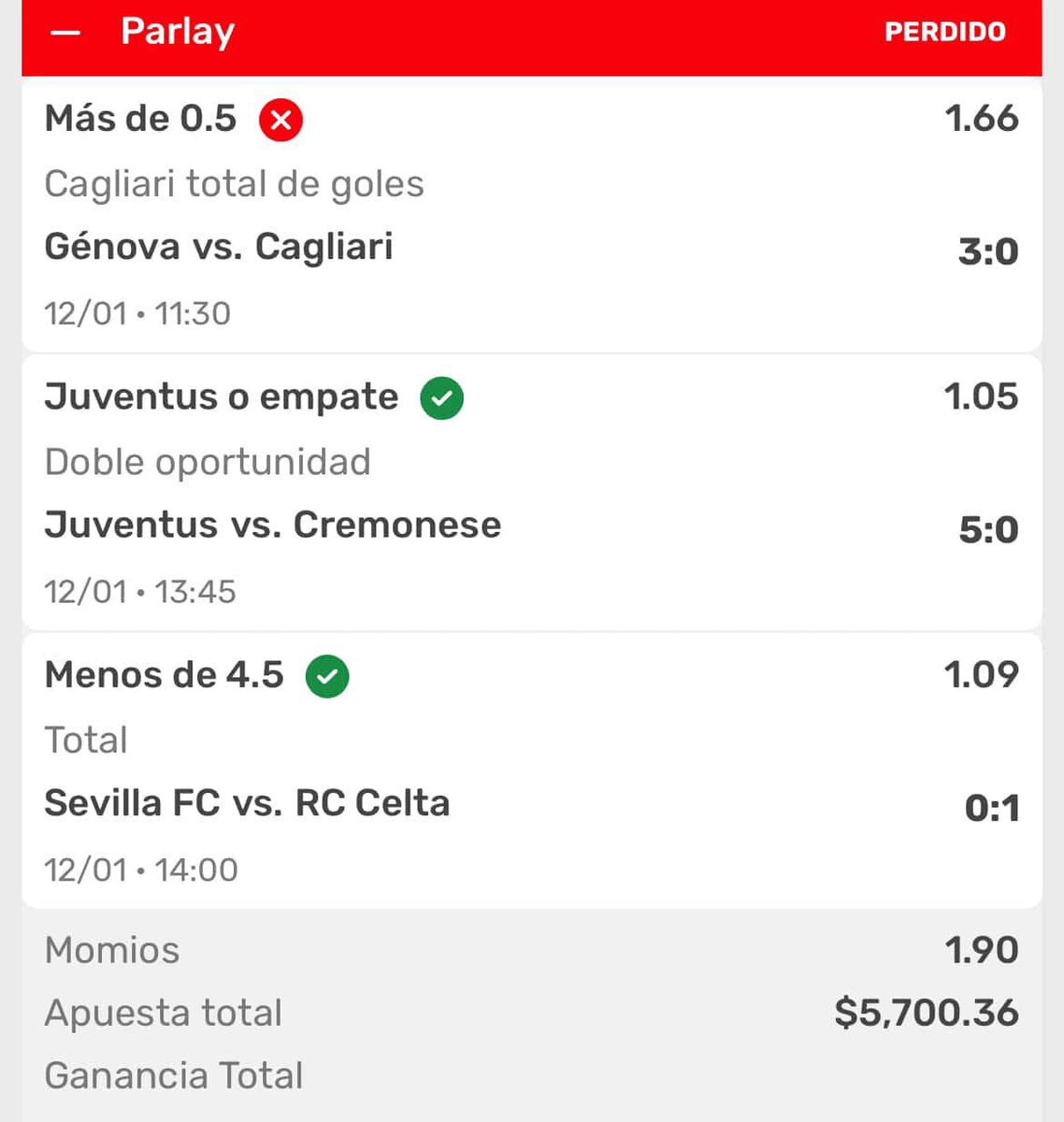 La cuenta en sí 😂😂