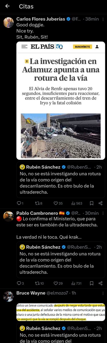 Mr_Jones_k's tweet image. Las redes estallan contra Rubén Sánchez (Facuo) por difundir bulos sobre el accidente de Adamuz.