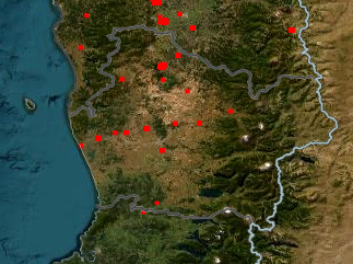 Cuál es la probabilidad estadística, que ese ordenamiento lineal de incendios, activos en las últimas 24 hrs en la Araucanía, sea "natural"???
<a href="/ipoduje/">Ivan Poduje</a> <a href="/AlbertoSotoValp/">Alberto Soto Valenzuela</a> <a href="/paz_charpentier/">Paz Charpentier</a> <a href="/vanessakaiser22/">Vanessa Kaiser Barents</a>