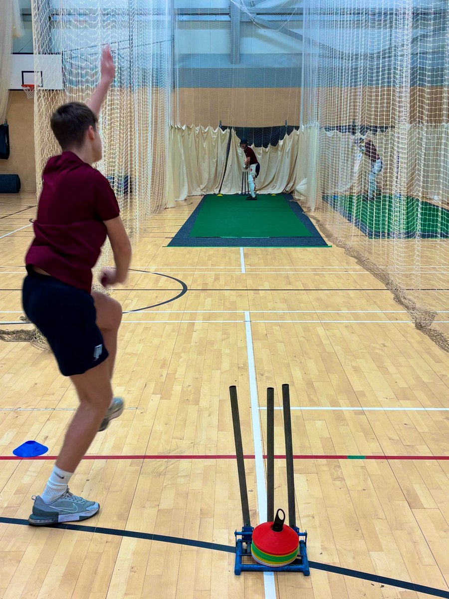 CSCAU11s's tweet photo. Two indoor training sessions completed at @HighTunstallPE by the newly selected Under 15s squad for 2026. Net sessions done. Five new squad members. Four skills sessions at the Dodgeball Centre planned. Three fitness sessions at Evolve to conclude the Winter training schedule! 🏏 https://t.co/lJx7hNHiS0