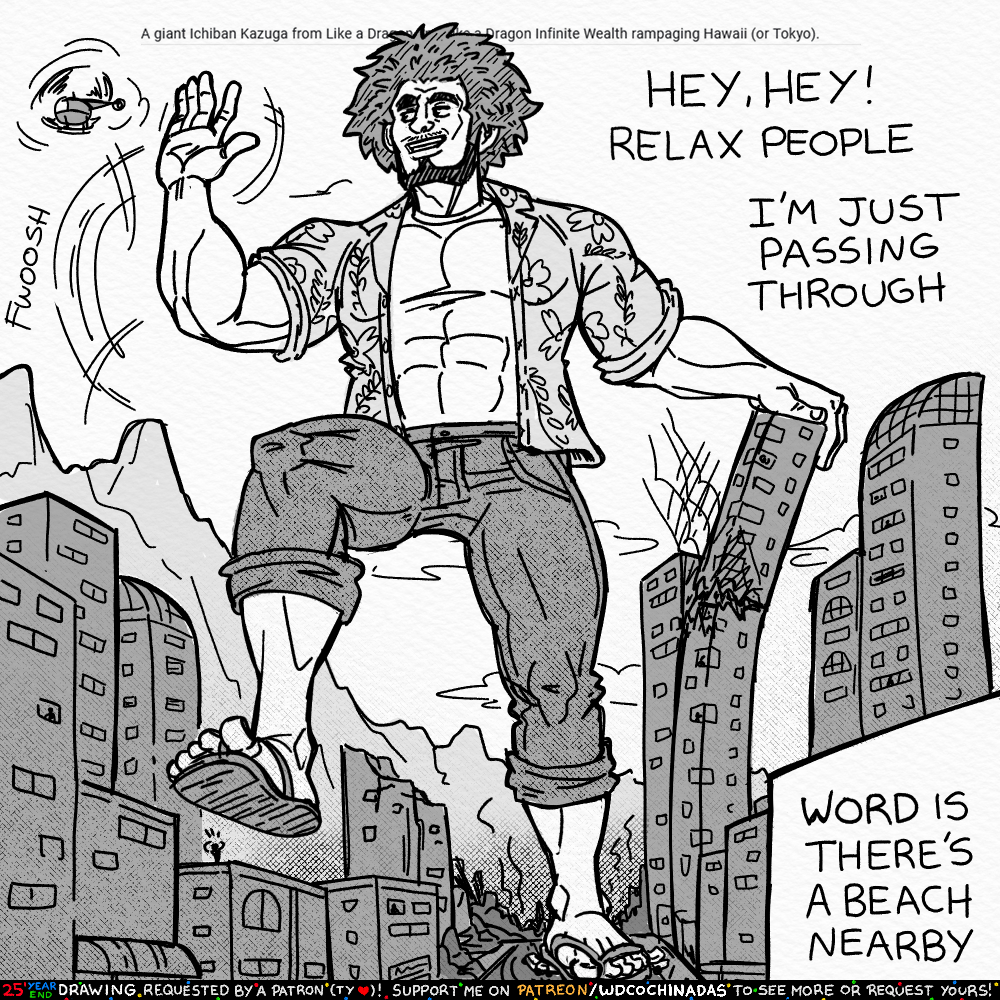 WDCochinadas's tweet photo. Ichiban Kazuga passing through! 1/2
#giantman #Sizetwitter #macro https://t.co/FdG2N11ztR