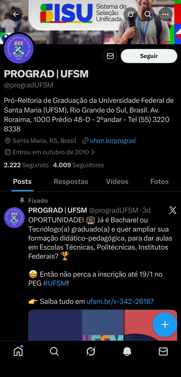studymiranda's tweet image. A UFSM CURTIU MEU TWEET PQP