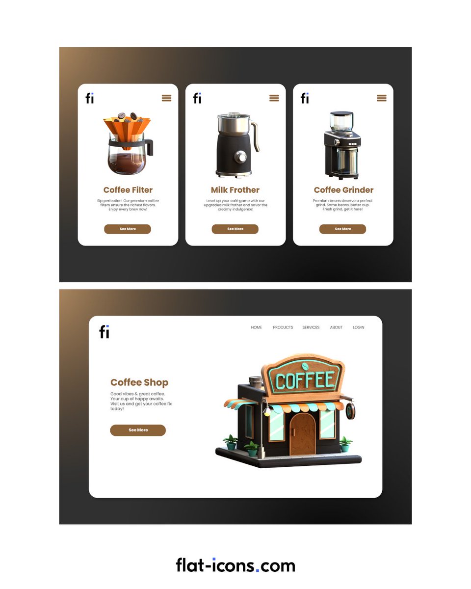 Flat Icons tweet media