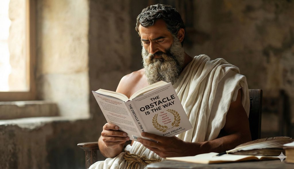 The obstacle is the way—embrace it.
<a href="/RyanHoliday/">Ryan Holiday</a> great read.