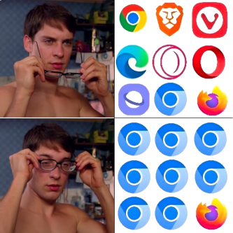 vermaden's tweet photo. @techsveteu @firefox @mozilla Still I prefer #Firefox (with all its flaws) and its clones like #LibreWolf then #Chrome cancer.

Chrome today is the Internet Explorer equivalent. https://t.co/60Xbrc6AZv