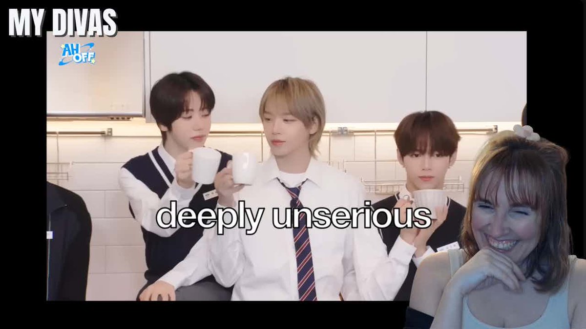 AHOF 'prettyz being the funniest trio in ahof' REACTION youtu.be/1N8xIKgmWBs?si…