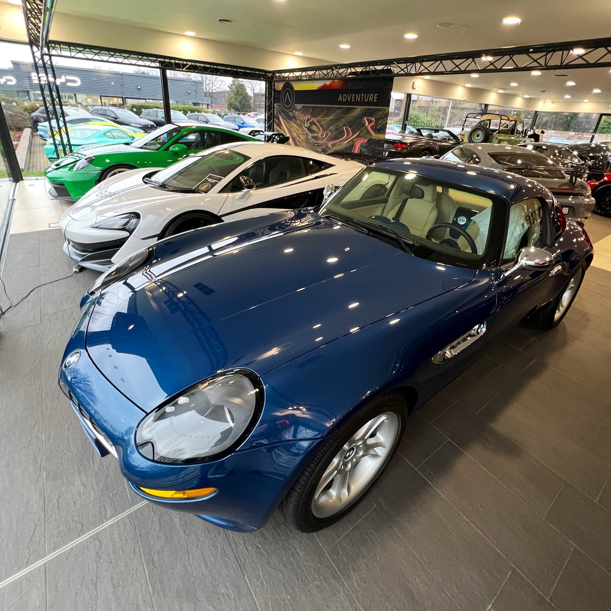 Popbangcolour's tweet image. Always great to pop by friends Adrenaline Collective whilst over near Leamington Spa

In the luxury, sports &amp;amp; supercar dealership there are original #Paintwithcars artworks on display 

The #Lemans Silk Cut Jaguar, Land Rover Defender &amp;amp; Aston artworks are all available to buy.