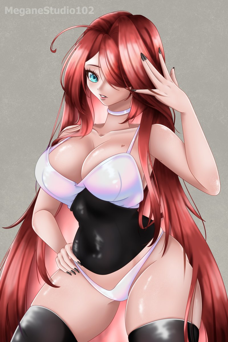 MeganeStudio102's tweet image. Finally... Here it is.🙌
The end result of me following some drawing tips.😲✨
#MyArt #FirstTime #ArtPractice