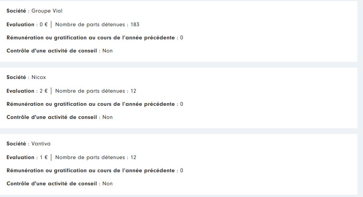 PixeIMarket's tweet image. Le vrai foutage de gueule, c'est de faire semblant d'être anticapitaliste et, dans le même temps, être actionnaire de nombreuses sociétés.

. @ALeaument : voici votre déclaration HATVP, dès fois que vous auriez oublié.