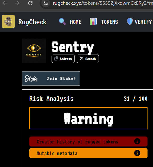 SentryScamAlert's tweet image. SENTRY @solana is fraud
insider trash
55592jXxdwmCxERy2YmpJMi7MGcqJ6kwYJ2Ztrro7XfX
@sentrylauncher dev n team scammers