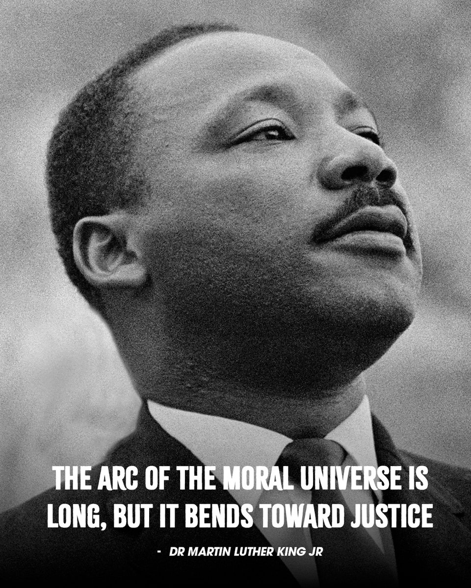 googoodolls's tweet photo. Today, we observe the life and work of MLK. His teachings are as relevant and crucial today as they were when they were first spoken. Our favorite is:

"The arc of the moral universe is long, but it bends toward justice." 

Keep the faith 
Stick together
Be kind to each other
Love will defeat hate
