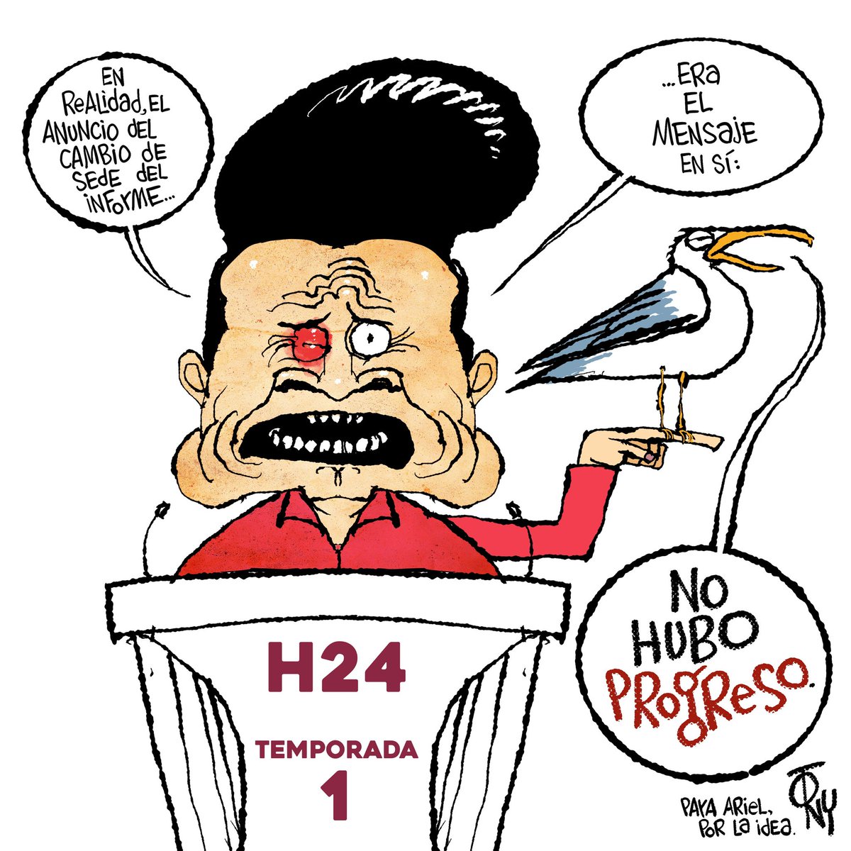 El poder es pasajero y triste será para “Huacho”, voltear a ver el pasado y darse cuenta de que no dejó un buen legado, sino solo el recuerdo de un meme y una caricatura, así como la desilusión total de quienes creyeron en él y de los que le dimos el privilegio de la duda.