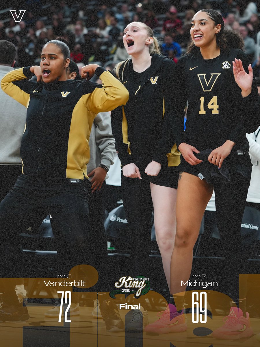 VandyWBB's tweet photo. DORES WIN!

No. 5 Vanderbilt beats no. 7 Michigan to advance to 19-0 on the season. 👏 https://t.co/6QJdZyREqH