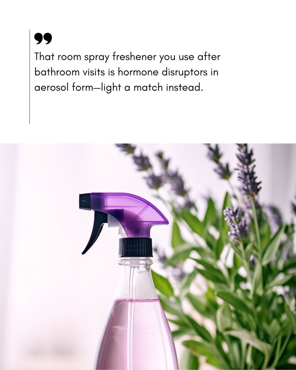 TrtTempe's tweet image. 🚨 That "fresh" bathroom spray? You're literally aerosol-bombing yourself with hormone disruptors every single day. 
#TestosteroneOptimization #EndocrineDisruptors #MensHealth #HormoneHealth #NonToxicLiving #BiohackYourLife #HealthyHome #WellnessTips #TestosteroneTips