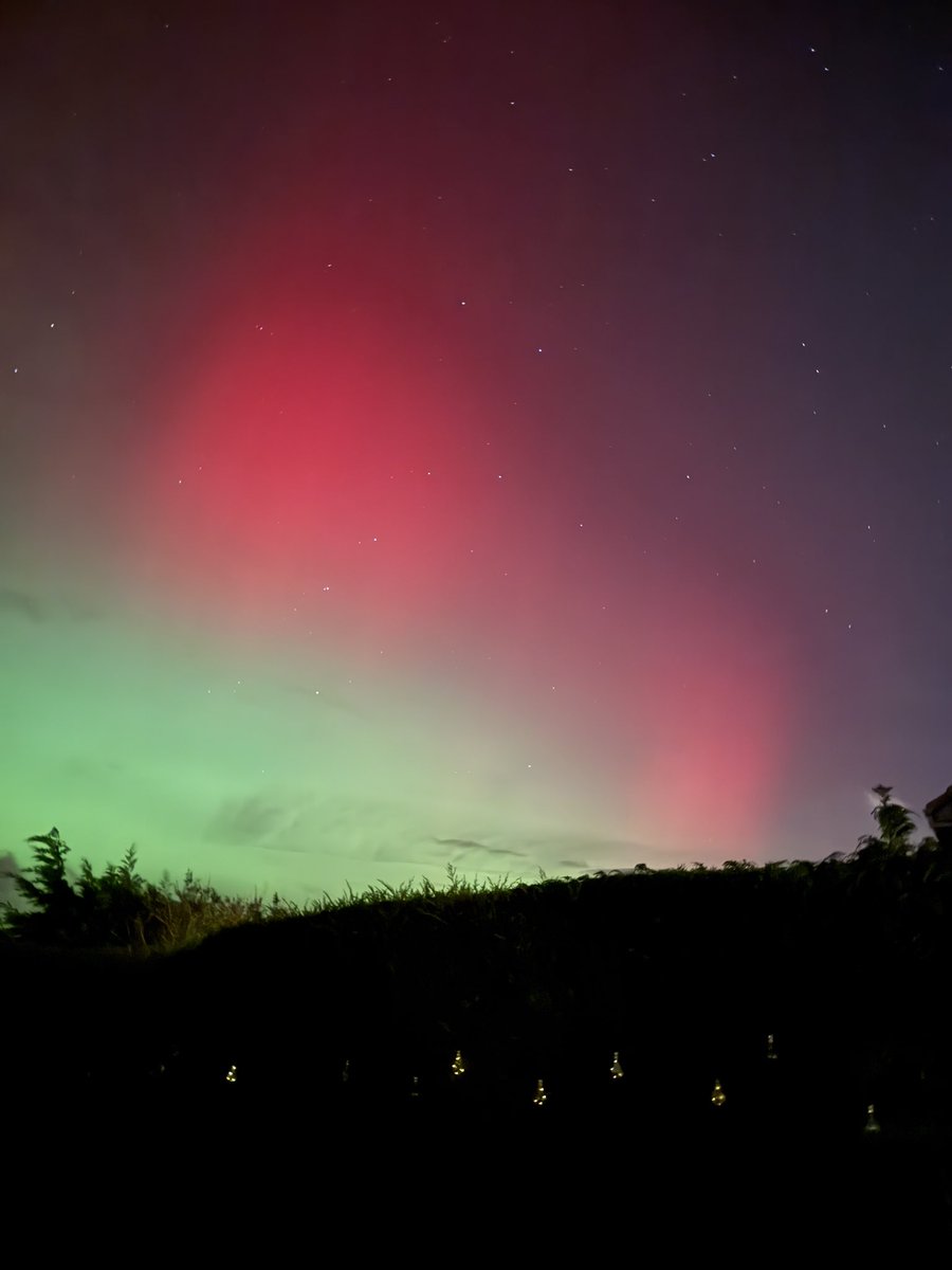 bagshaw2112's tweet image. #northernlights #Aurora taken from my back garden in #telford just 21.30 -19/1/26 wow 🤩