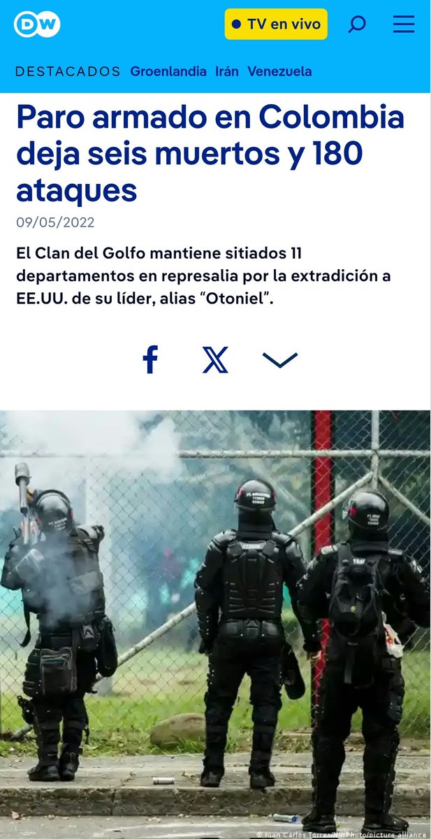 JUCAMOSBA's tweet image. Y donde estabas vos gran pendejo para decir lo mismo por el“paro armado” realizado por el Clan del Golfo, durante los días 5, 6, 7, 8, 9 y 10 de mayo de 2022 que dejó 398 hechos de violencia que sucedieron en 194 municipios de 13 departamentos??? Dónde estabas??