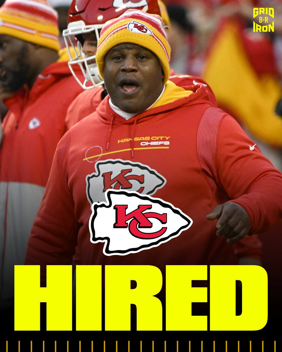 brgridiron's tweet image. Chiefs are hiring Eric Bieniemy as their new OC, per @Schultz_Report 

Bieniemy was previously with KC from 2013-22