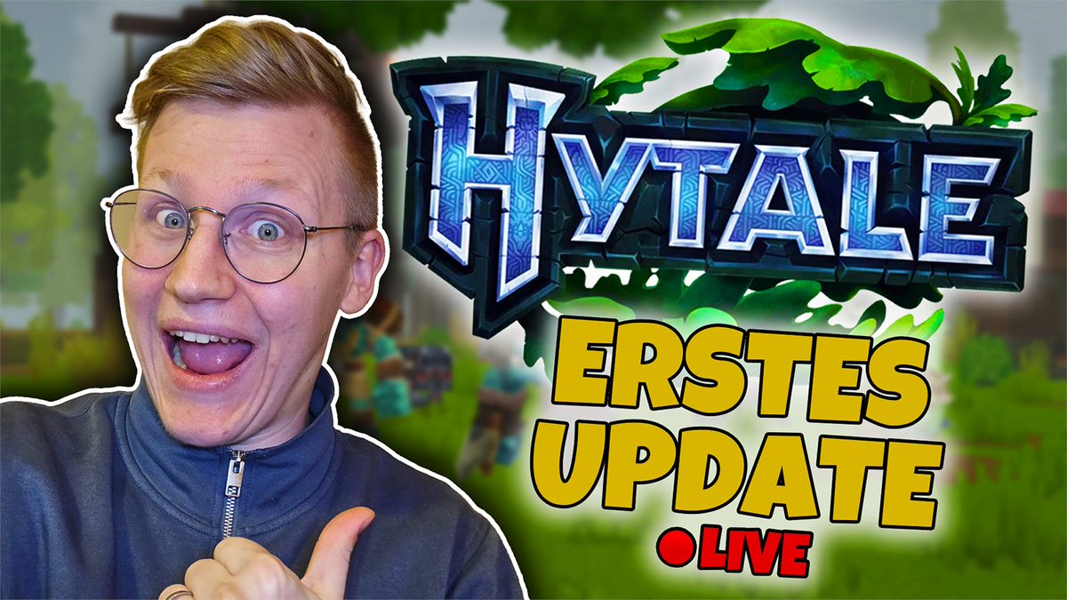 HYTALE Erstes Update erkunden (mit Chrisi) | Deutsch LIVE youtube.com/live/kIfmVNyey… via <a href="/YouTube/">YouTube</a> 

Gleich mal vormerken!